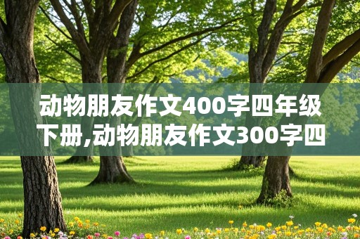 动物朋友作文400字四年级下册,动物朋友作文300字四年级