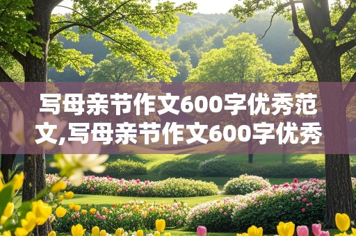 写母亲节作文600字优秀范文,写母亲节作文600字优秀范文大全