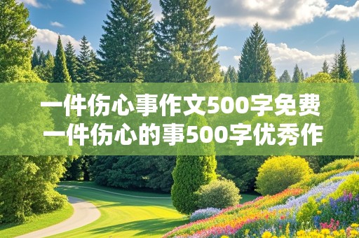 一件伤心事作文500字免费 一件伤心的事500字优秀作文