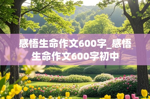 感悟生命作文600字_感悟生命作文600字初中