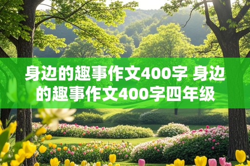 身边的趣事作文400字 身边的趣事作文400字四年级