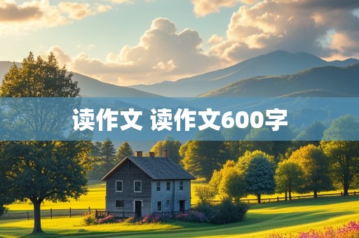 读作文 读作文600字