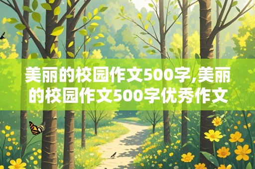 美丽的校园作文500字,美丽的校园作文500字优秀作文