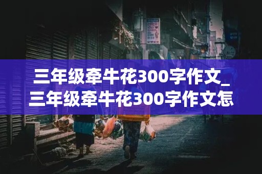 三年级牵牛花300字作文_三年级牵牛花300字作文怎么写