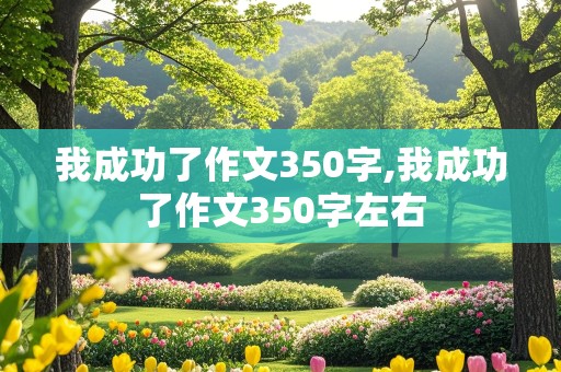 我成功了作文350字,我成功了作文350字左右