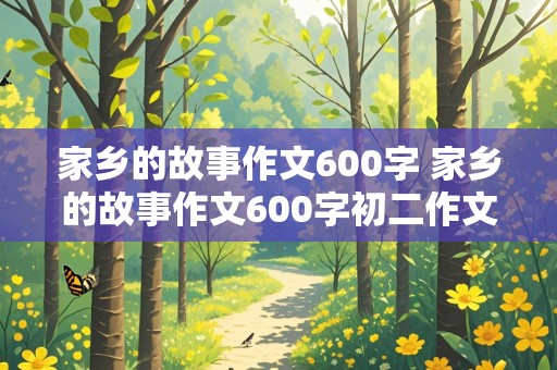 家乡的故事作文600字 家乡的故事作文600字初二作文