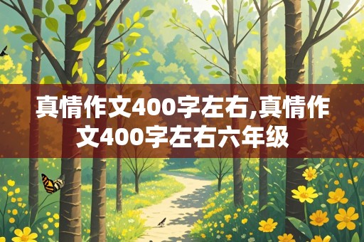 真情作文400字左右,真情作文400字左右六年级