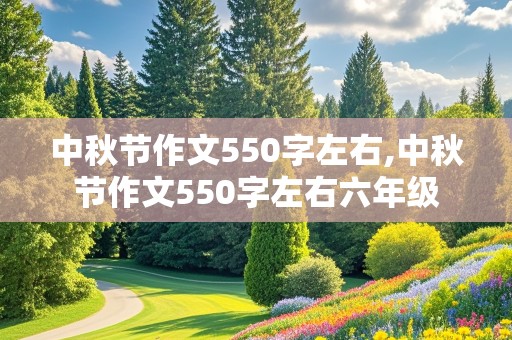 中秋节作文550字左右,中秋节作文550字左右六年级