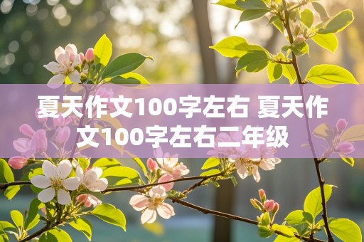 夏天作文100字左右 夏天作文100字左右二年级