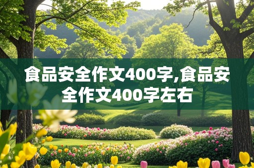 食品安全作文400字,食品安全作文400字左右