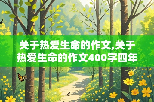 关于热爱生命的作文,关于热爱生命的作文400字四年级