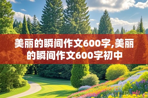 美丽的瞬间作文600字,美丽的瞬间作文600字初中