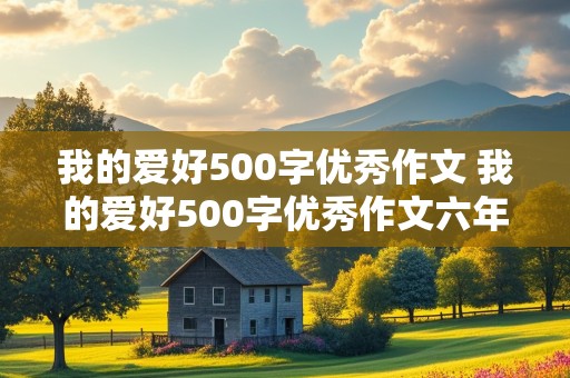 我的爱好500字优秀作文 我的爱好500字优秀作文六年级上册 打羽毛球