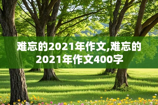 难忘的2021年作文,难忘的2021年作文400字