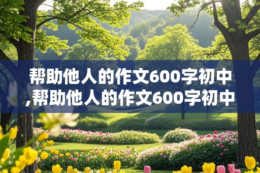 帮助他人的作文600字初中,帮助他人的作文600字初中免费