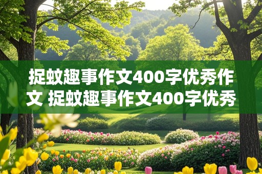 捉蚊趣事作文400字优秀作文 捉蚊趣事作文400字优秀作文四年级