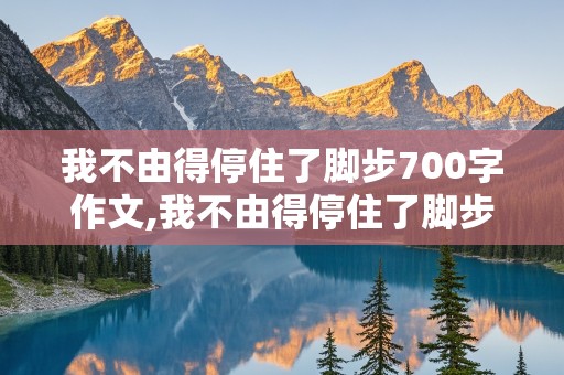 我不由得停住了脚步700字作文,我不由得停住了脚步700字作文七年级