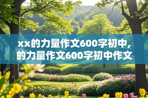 xx的力量作文600字初中,的力量作文600字初中作文