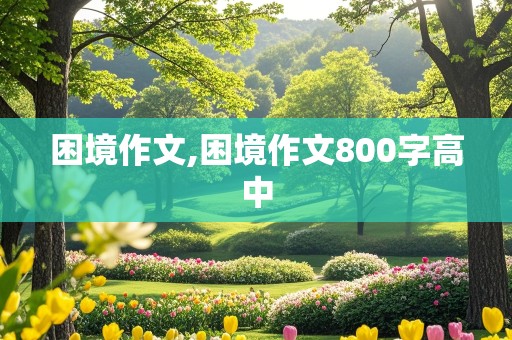 困境作文,困境作文800字高中