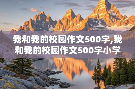 我和我的校园作文500字,我和我的校园作文500字小学