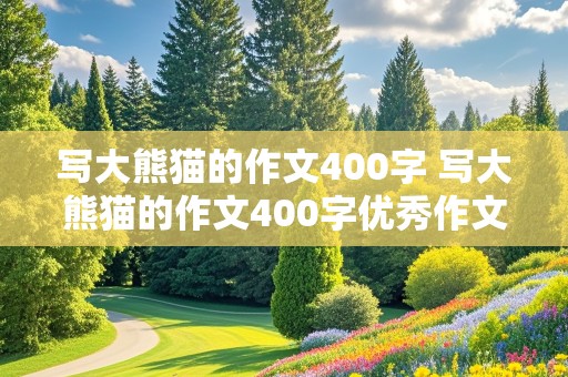 写大熊猫的作文400字 写大熊猫的作文400字优秀作文