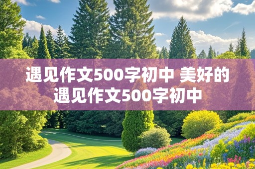 遇见作文500字初中 美好的遇见作文500字初中