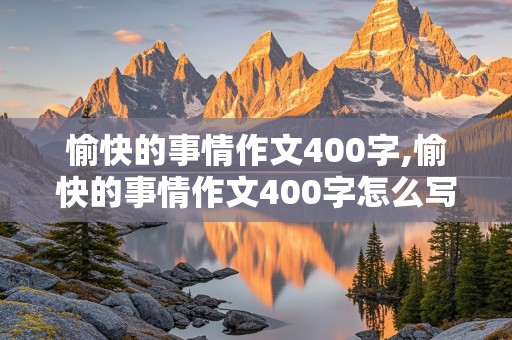 愉快的事情作文400字,愉快的事情作文400字怎么写