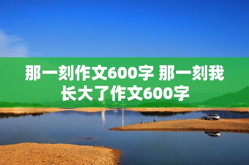 那一刻作文600字 那一刻我长大了作文600字