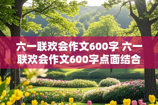 六一联欢会作文600字 六一联欢会作文600字点面结合