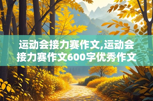 运动会接力赛作文,运动会接力赛作文600字优秀作文