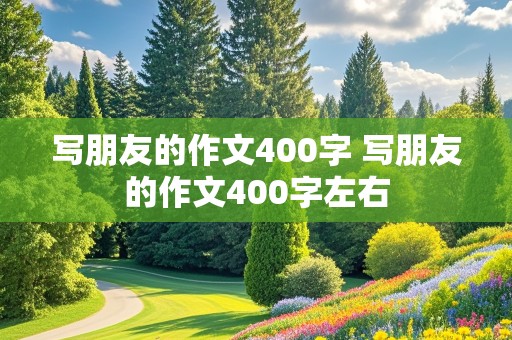 写朋友的作文400字 写朋友的作文400字左右