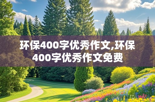 环保400字优秀作文,环保400字优秀作文免费