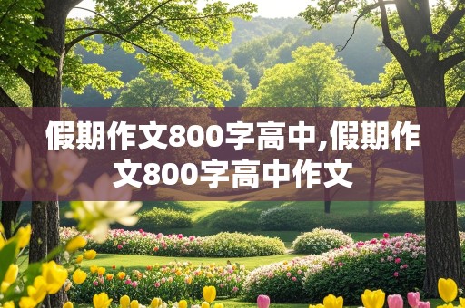 假期作文800字高中,假期作文800字高中作文