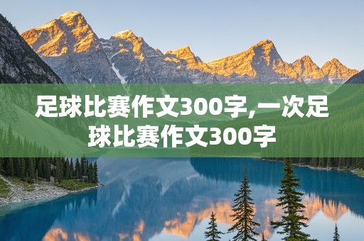 足球比赛作文300字,一次足球比赛作文300字