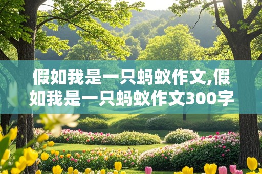 假如我是一只蚂蚁作文,假如我是一只蚂蚁作文300字