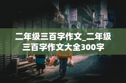 二年级三百字作文_二年级三百字作文大全300字