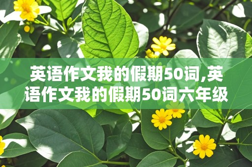 英语作文我的假期50词,英语作文我的假期50词六年级