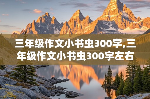 三年级作文小书虫300字,三年级作文小书虫300字左右