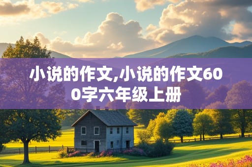 小说的作文,小说的作文600字六年级上册