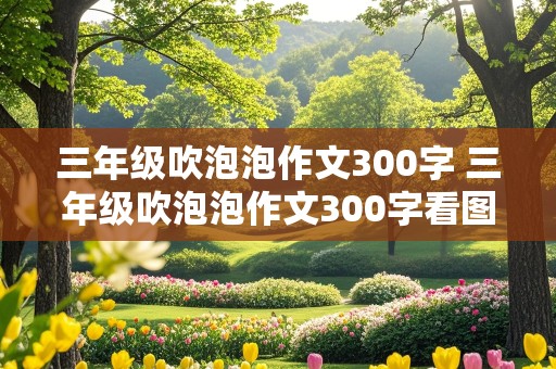 三年级吹泡泡作文300字 三年级吹泡泡作文300字看图写话