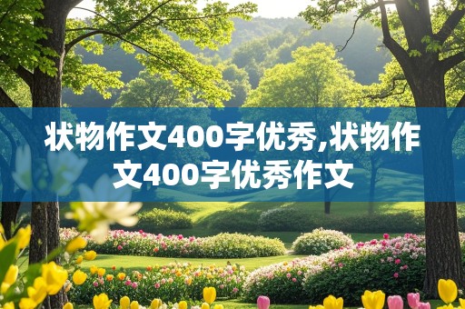 状物作文400字优秀,状物作文400字优秀作文