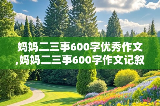 妈妈二三事600字优秀作文,妈妈二三事600字作文记叙文