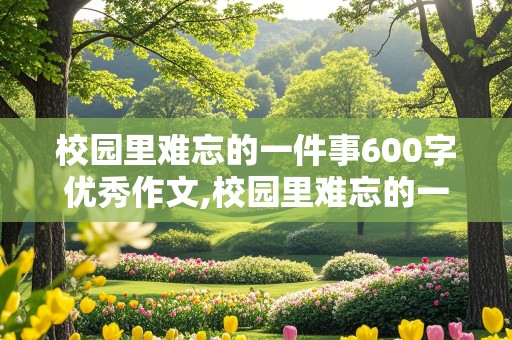 校园里难忘的一件事600字优秀作文,校园里难忘的一件事600字优秀作文六年级