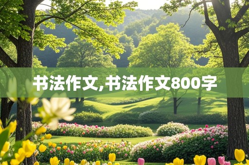 书法作文,书法作文800字