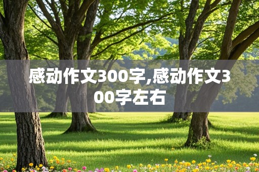 感动作文300字,感动作文300字左右