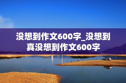 没想到作文600字_没想到真没想到作文600字