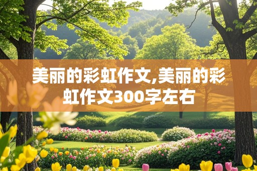 美丽的彩虹作文,美丽的彩虹作文300字左右