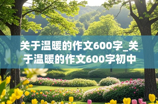 关于温暖的作文600字_关于温暖的作文600字初中