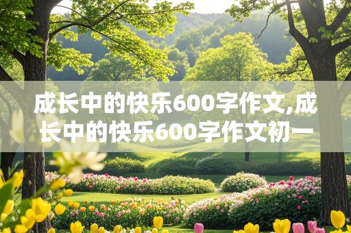 成长中的快乐600字作文,成长中的快乐600字作文初一