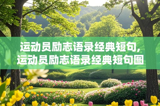 运动员励志语录经典短句,运动员励志语录经典短句图片